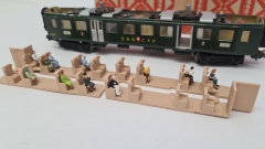 Inneneinrichtung für Märklin 348/1 4015 4038: SBB Leichtstahlwagen