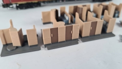 MF Inneneinrichtung für Märklin 4064 40542 4130, Primex 4199 4010: D-ZUG Schlafwagen