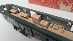 Inneneinrichtung für Märklin 348/4 4017: SBB Leichtstahl Gepäckwagen