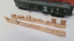 Inneneinrichtung für Märklin 348/4 4017: SBB Leichtstahl Gepäckwagen