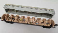 Inneneinrichtung für Märklin 4050: SNCF D-ZUG Personenwagen 1. Klasse