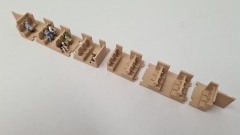 Inneneinrichtung für Märklin 4023, Primex 4197: D-ZUG Abteilwagen