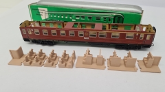 Inneneinrichtung für Märklin 4030: SJ Personenwagen 1./2. Klasse