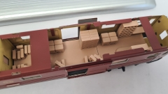 Inneneinrichtung für Märklin 4031: SJ Abteil- und Gepäckwagen
