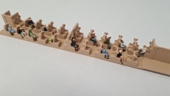 Inneneinrichtung für Märklin 4072: SJ Personenwagen 2. Klasse