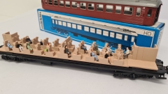 Inneneinrichtung für Märklin 4072: SJ Personenwagen 2. Klasse