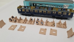 Inneneinrichtung für Märklin 4049 4117: NS Personenwagen 2. Klasse