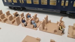 Inneneinrichtung für Märklin 4049 4117: NS Personenwagen 2. Klasse