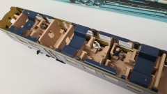 Inneneinrichtung für Märklin 4049 4117: NS Personenwagen 2. Klasse