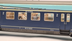 Inneneinrichtung für Märklin 4049 4117: NS Personenwagen 2. Klasse