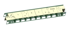 Inneneinrichtung (4-farbig) für Märklin 4066: SBB Schnellzugwagen 1. Klasse