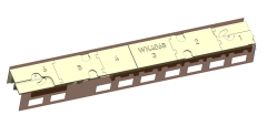 Inneneinrichtung (4-farbig) für Märklin 4068: SBB Speisewagen (WR) RIC