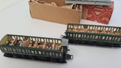 Inneneinrichtung für Märklin 4004 4005 330/1 330/2: DR Abteilwagen