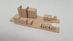 Inneneinrichtung für Märklin 4041: Gepäck-/Postwagen mit Schlusslicht