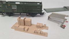 Inneneinrichtung für Märklin 4041: Gepäck-/Postwagen mit Schlusslicht