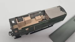 Inneneinrichtung für Märklin 4041: Gepäck-/Postwagen mit Schlusslicht