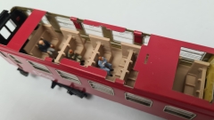 Inneneinrichtung für Märklin 4045: DSB Abteilwagen 2. Klasse (beige)