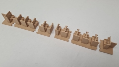 Inneneinrichtung für Märklin 4045: DSB Abteilwagen 2. Klasse (beige)