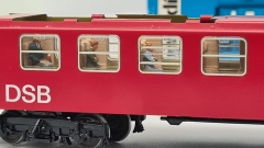 Inneneinrichtung für Märklin 4045: DSB Abteilwagen 2. Klasse (beige)