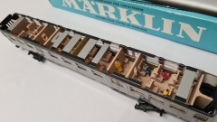 Inneneinrichtung (beige) für Märklin 4042: DB Silberling 2.Kl. Nahverkehrswagen