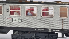 Inneneinrichtung (3-farbig) für Märklin 4042: DB Silberling 2.Kl. Nahverkehrswagen