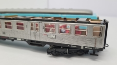 Inneneinrichtung (3-farbig) für Märklin 4042: DB Silberling 2.Kl. Nahverkehrswagen