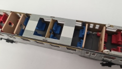 Inneneinrichtung (4-farbig) für Märklin 4043: DB Silberling 1./2. Klasse Nahverkehrswagen