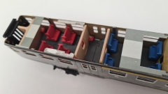 Inneneinrichtung (4-farbig) für Märklin 4043: DB Silberling 1./2. Klasse Nahverkehrswagen