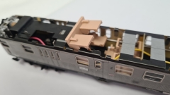 Inneneinrichtung (beige) für Märklin 4046: DB Silberling Steuerwagen Nahverkehrswagen
