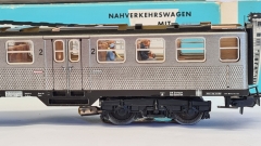 Inneneinrichtung (beige) für Märklin 4046: DB Silberling Steuerwagen Nahverkehrswagen