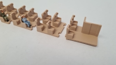 Inneneinrichtung für Märklin 4056: DB TEE Grossraumwagen