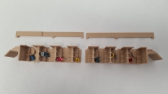 Inneneinrichtung für Märklin 346/1 346/6 4006 4014 4020: DB Abteilwagen Schürzenwagen D-ZUG