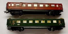 Inneneinrichtung für Märklin 346/1 346/6 4006 4014 4020: DB Abteilwagen Schürzenwagen D-ZUG