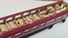 Inneneinrichtung für Märklin 346/2 346/2J 4008 4009: DB Speisewagen Schürzenwagen