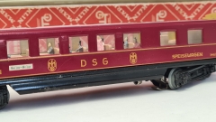 Inneneinrichtung für Märklin 346/2 346/2J 4008 4009: DB Speisewagen Schürzenwagen