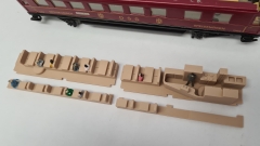 Inneneinrichtung für Märklin 346/2 346/2J 4008 4009: DB Speisewagen Schürzenwagen