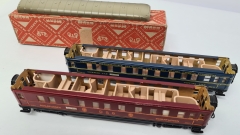 Inneneinrichtung für Märklin 346/3 4010 346/3J 4011: DSG / CIWL Schlafwagen Schürzenwagen D-ZUG