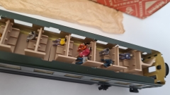 Inneneinrichtung für Märklin 346/1 BS 4007: DB Abteilwagen Schürzenwagen D-ZUG
