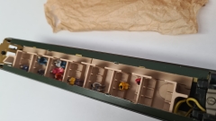 Inneneinrichtung für Märklin 346/1 BS 4007: DB Abteilwagen Schürzenwagen D-ZUG