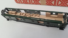 Inneneinrichtung für Märklin 346/4 4012 4021: DB / SJ Gepäckwagen Schürzenwagen D-Zug