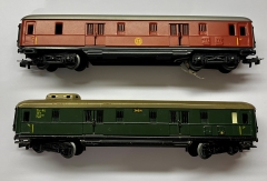 Inneneinrichtung für Märklin 346/4 4012 4021: DB / SJ Gepäckwagen Schürzenwagen D-Zug