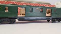 Inneneinrichtung für Märklin 346/4 4012 4021: DB / SJ Gepäckwagen Schürzenwagen D-Zug