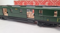 Inneneinrichtung für Märklin 346/4 4012 4021: DB / SJ Gepäckwagen Schürzenwagen D-Zug