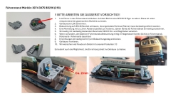 Führerstände für Märklin 3074 3075: DB 216 218