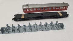 Inneneinrichtung für Fleischmann 5155 1534 : SJ Personenwagen 2. Klasse