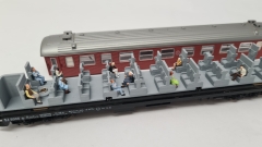Inneneinrichtung für Fleischmann 5155 1534 : SJ Personenwagen 2. Klasse