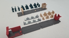 Inneneinrichtung für Märklin 3070 3071: RAM Tee (Bausatz, farbig)