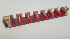 Inneneinrichtung für Märklin 4070 4071: RAm TEE Abteilwagen (Bausatz, farbig)