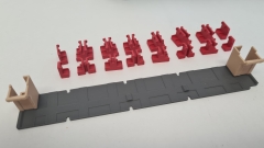 Inneneinrichtung für Märklin 4070, 4071: RAm TEE Grossraumwagen (Bausatz, farbig)